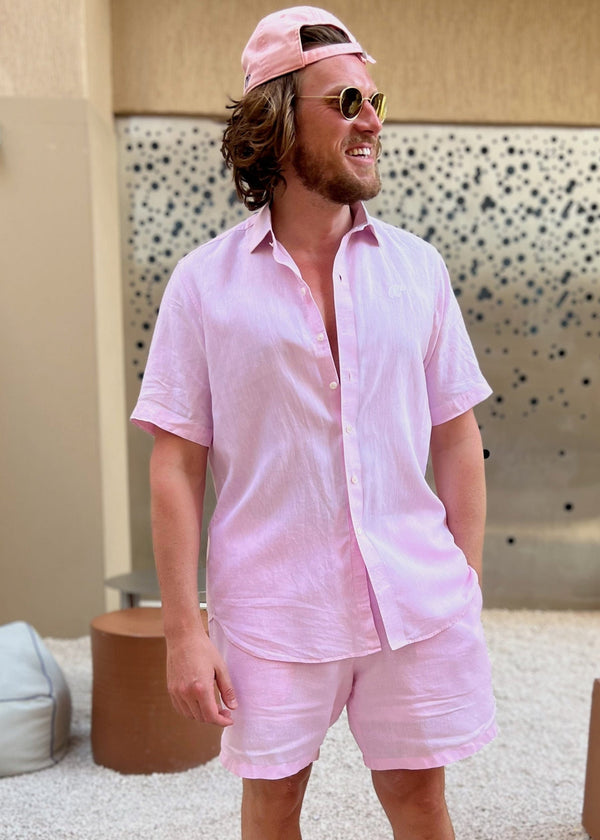 PIETER PETROS PP Natural Set PP Natural Set - Pink PIETER PETROS | PP NATURAL SET - OYSTER Peter Petros peterpetros PieterPetros sustainable luxury fashion designer brand natural fabrics natural fashion