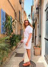 PIETER PETROS PP Shirts Laos Short Sleeve Linen Shirt - White