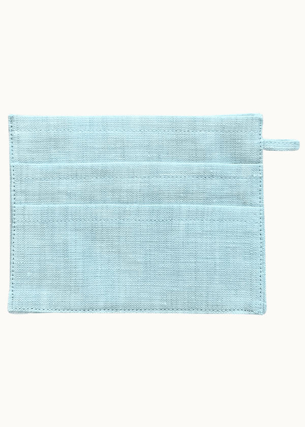 PIETER PETROS STORE PP Cardholder PP Cardholder - MINT GREEN PP Cardholder - MINT GREEN Peter Petros peterpetros PieterPetros sustainable luxury fashion designer brand natural fabrics natural fashion