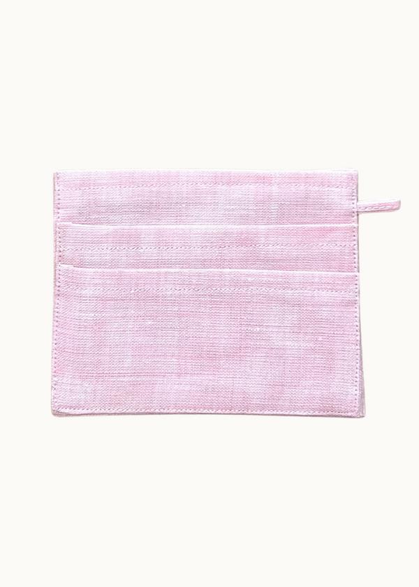 PIETER PETROS STORE PP Cardholder PP Cardholder - PINK PP Cardholder - PINK Peter Petros peterpetros PieterPetros sustainable luxury fashion designer brand natural fabrics natural fashion