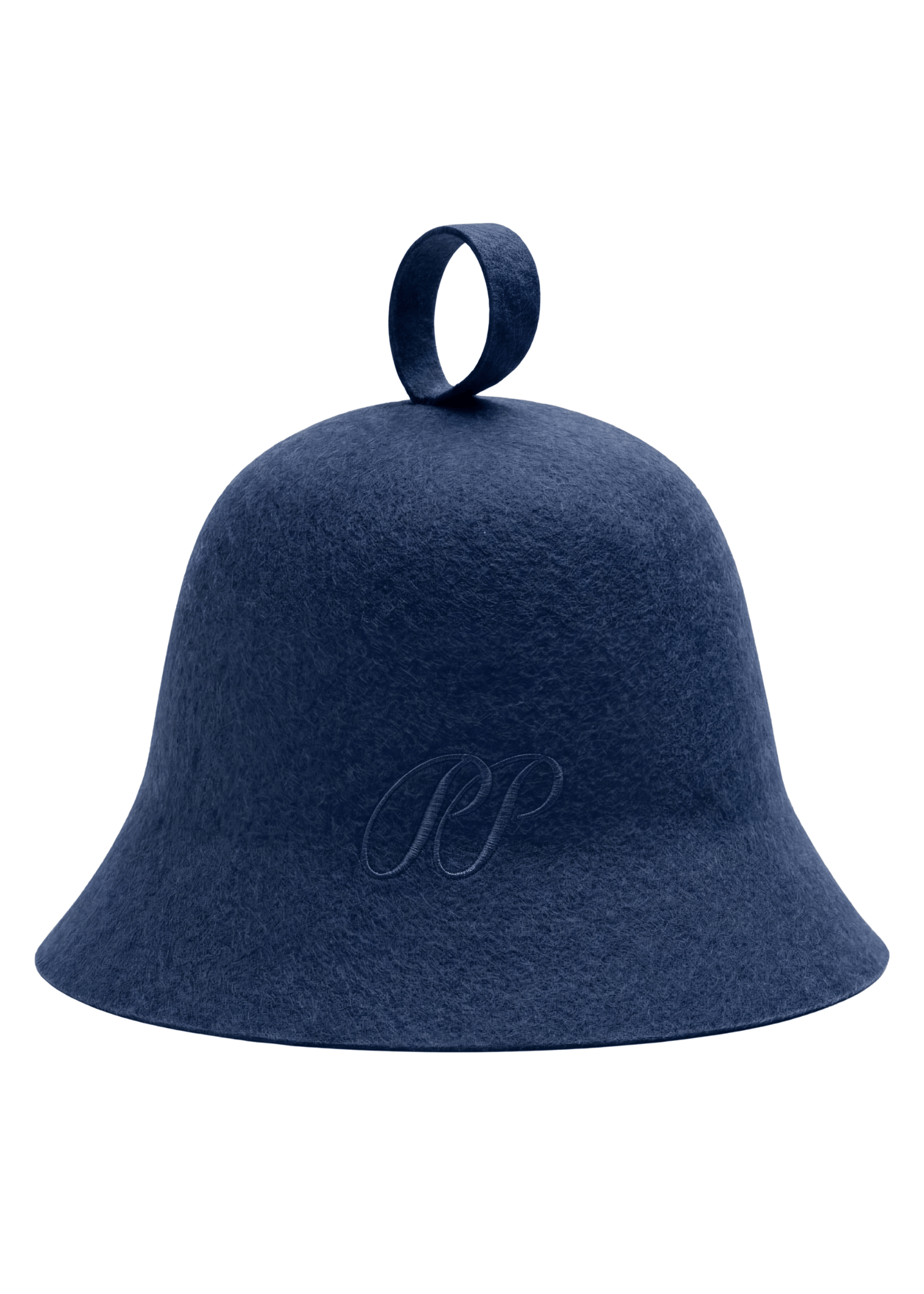 PIETER PETROS | PP Sauna Hat — Navy | Natural Wool Felt – PIETER
