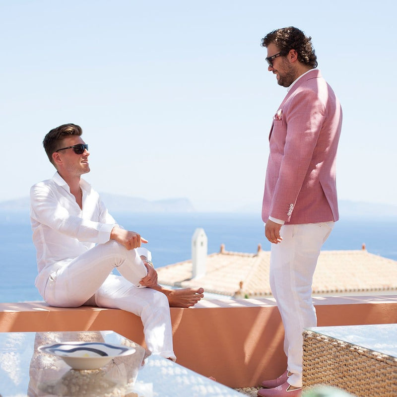 sustainable luxury fashion pieter petros linen shirts linen collection antwerp dubai