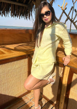 PIETER PETROS ® Linen Ladies Set - Lemon