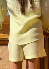 PIETER PETROS ® Linen Ladies Set - Lemon