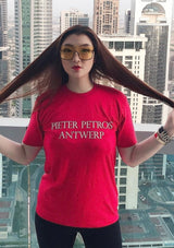 PIETER PETROS Pieter Petros T-shirts PP Tee Cardinal HER