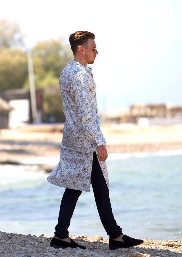 PIETER PETROS PP Kurta PEACE I Kurta PIETER PETROS | PEACE I KURTA Peter Petros peterpetros PieterPetros sustainable luxury fashion designer brand natural fabrics natural fashion