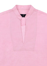 PIETER PETROS PP Shirts Cuba Linen Shirt - Pink PIETER PETROS | PP LINEN SHIRT CUBA - PINK Peter Petros peterpetros PieterPetros sustainable luxury fashion designer brand natural fabrics natural fashion