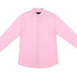 PIETER PETROS PP Shirts HER Male Linen Shirt - Pink PIETER PETROS | PP LINEN SHIRT MALE - PINK Peter Petros peterpetros PieterPetros sustainable luxury fashion designer brand natural fabrics natural fashion
