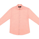 Laos Linen Shirt - Orange - PIETER PETROS ® STORE