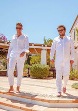 PIETER PETROS PP Shirts Laos Linen Shirt - White