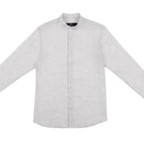 Male Linen Shirt - Grey - PIETER PETROS ® STORE