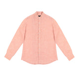 PIETER PETROS PP Shirts Male Linen Shirt - Orange PIETER PETROS | PP LINEN SHIRT MALE - ORANGE Peter Petros peterpetros PieterPetros sustainable luxury fashion designer brand natural fabrics natural fashion