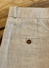 PIETER PETROS PP Shorts PP linen shorts - Beige