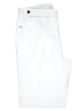 PP Trousers 100% Cotton White - PIETER PETROS ® STORE