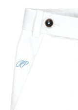 PP Trousers 100% Linen White - PIETER PETROS ® STORE