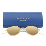 PIETER PETROS sunglasses Sunglasses - 24 Karat Gold PIETER PETROS | PP SUNGLASSES GOLD EDITION Peter Petros peterpetros PieterPetros sustainable luxury fashion designer brand natural fabrics natural fashion