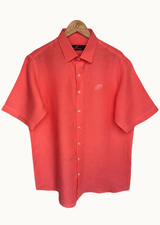 PIETER PETROS PP Shirts Laos Short Sleeve Linen Shirt - Dubarry