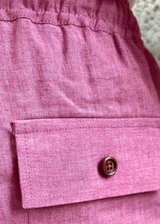 PIETER PETROS PP swim shorts PP swim shorts - Roosewood Pink PIETER PETROS | PP SWIM SHORTS - ROOSEWOOD PINK Peter Petros peterpetros PieterPetros sustainable luxury fashion  designer brand  natural fabrics natural fashion