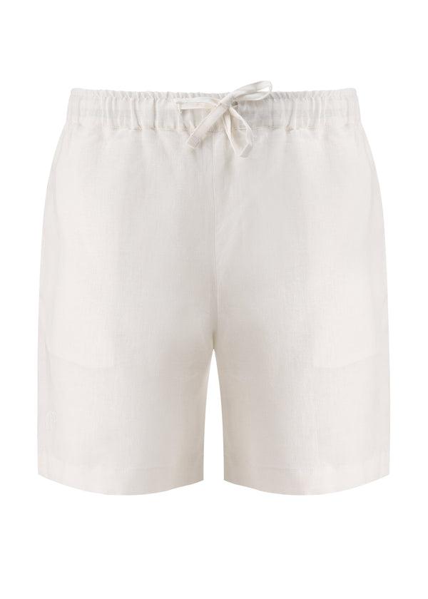 PIETER PETROS Tennis Shorts PP Tennis Shorts - Oyster PIETER PETROS | PP Tennis Shorts — Oyster | Men's Luxury Linen Peter Petros peterpetros PieterPetros sustainable luxury fashion  designer brand  natural fabrics natural fashion world finest linen