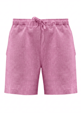 PIETER PETROS Tennis Shorts PP Tennis Shorts - Roosewood Pink PIETER PETROS | PP Tennis Shorts — Roosewood Pink | Men's Luxury Linen Peter Petros peterpetros PieterPetros sustainable luxury fashion  designer brand  natural fabrics natural fashion world finest linen