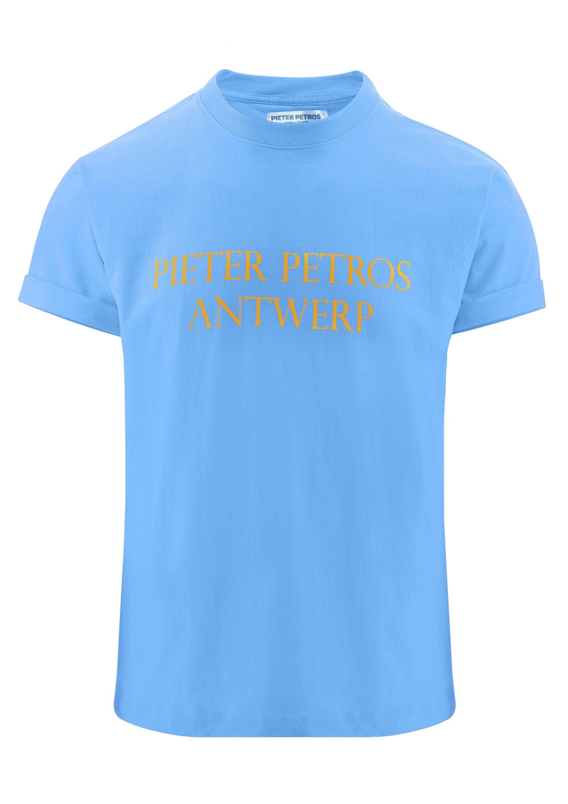 PIETER PETROS | PP Tee Cornflower | Cotton T-shirt – PIETER PETROS