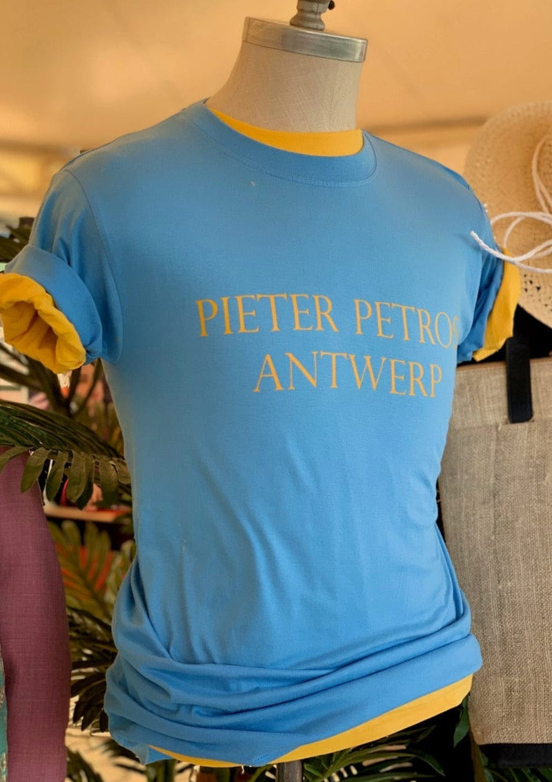 PIETER PETROS Pieter Petros T-shirts PP Tee Cornflower