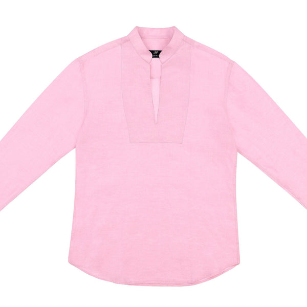 Cuba Linen Shirt - Pink - PIETER PETROS ® STORE