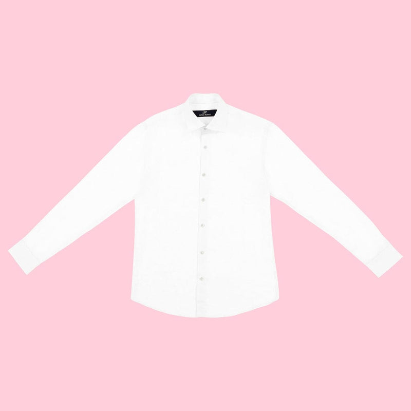 Laos Linen Shirt - White - PIETER PETROS ® STORE