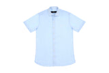 NEW COLLECTION Laos Short Sleeve Linen Shirt - Blue - PIETER PETROS ® STORE
